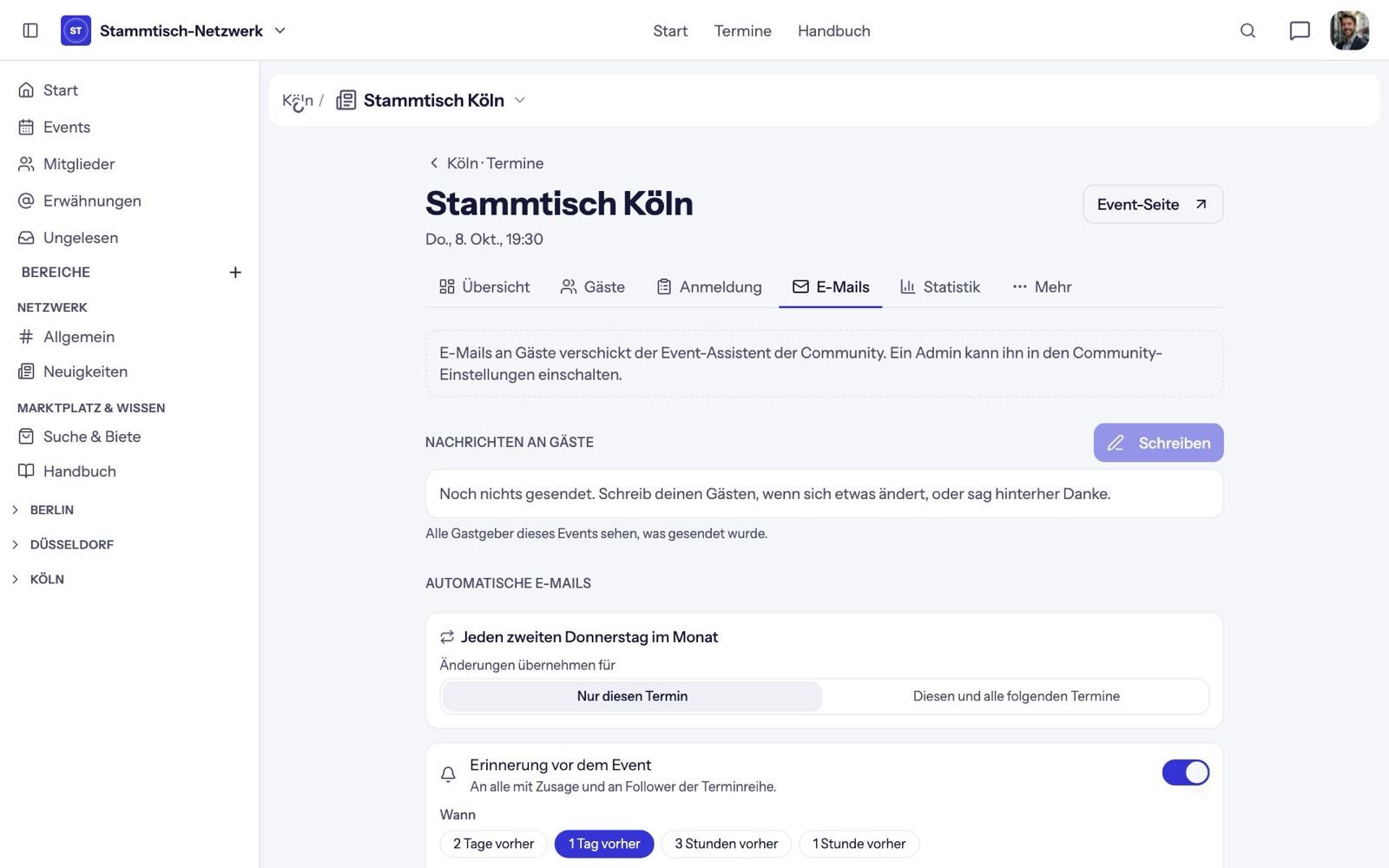 Automatische E-Mails
